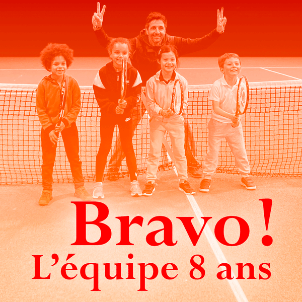 L'équipe 8 ans du TCBN s'est qualifiée pour la phase finale des interclubs. Bravo à elle et à son capitaine !